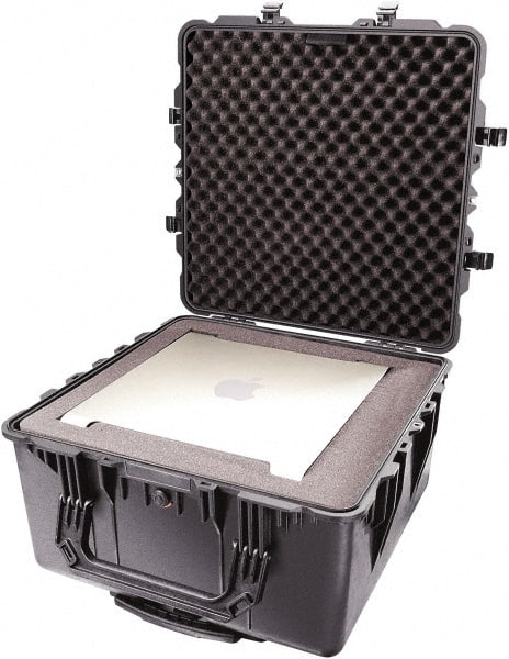 Pelican Products, Inc. - 27-1/2" Wide x 16-19/64" High, Shipping/Travel Case - Black, Polypropylene - Exact Tooling