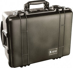Pelican Products, Inc. - 17-59/64" Wide x 10-27/64" High, Clamshell Hard Case - Black, Polypropylene - Exact Tooling
