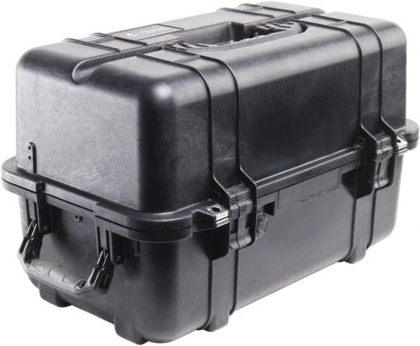 Pelican Products, Inc. - 12-47/64" Wide x 12-3/4" High, Clamshell Hard Case - Black, Polypropylene - Exact Tooling