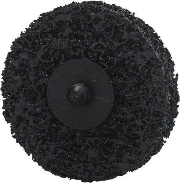Norton - 2" Medium Grade Aluminum Oxide Deburring Disc - Quick Change Connection, 22,100 Max RPM - Exact Tooling