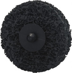 Norton - 2" Medium Grade Aluminum Oxide Deburring Disc - Quick Change Connection, 22,100 Max RPM - Exact Tooling
