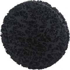 Norton - 6" Extra Coarse Grade Aluminum Oxide/Ceramic Deburring Disc - Arbor Connection, Orange, 8,000 Max RPM - Exact Tooling