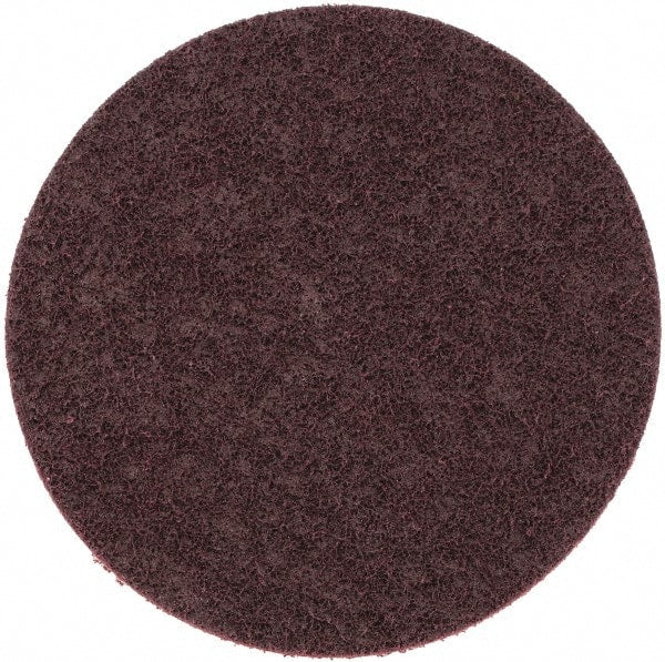 Norton - 8" Diam, 80 Grit, Aluminum Oxide Hook & Loop Disc - Medium Grade, Nonwoven, - Exact Tooling