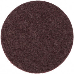 Norton - 8" Diam, 80 Grit, Aluminum Oxide Hook & Loop Disc - Medium Grade, Nonwoven, - Exact Tooling