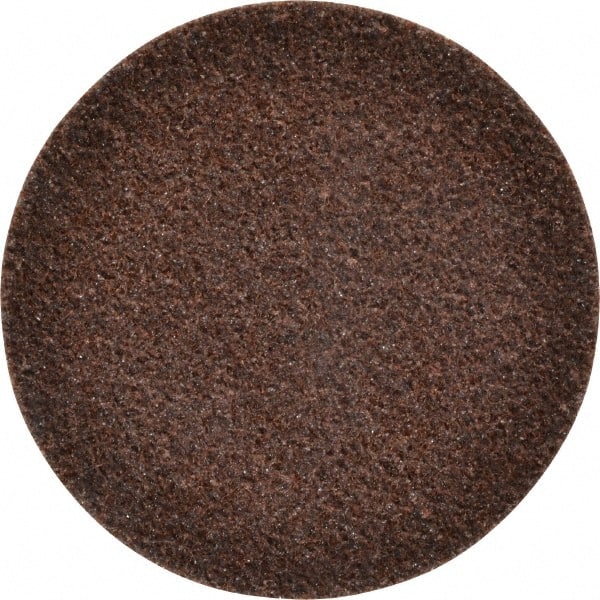 Norton - 4" Diam, 80 Grit, Aluminum Oxide Hook & Loop Disc - Medium Grade, Nonwoven, - Exact Tooling