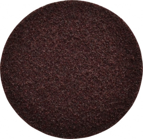 Norton - 4" Diam, 120 Grit, Aluminum Oxide Hook & Loop Disc - Fine Grade, Nonwoven, - Exact Tooling