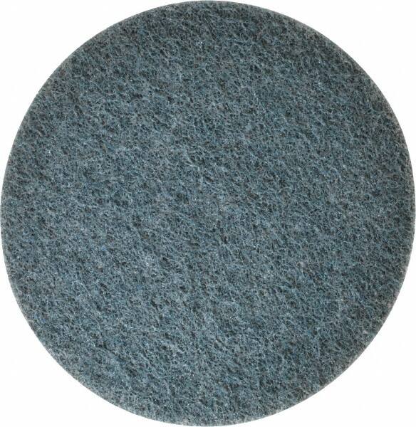 Norton - 4" Diam, 320 Grit, Aluminum Oxide Hook & Loop Disc - Extra Fine Grade, Nonwoven, - Exact Tooling