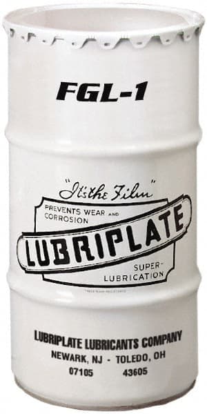 Lubriplate - 120 Lb Drum Aluminum General Purpose Grease - White, Food Grade, 360°F Max Temp, NLGIG 1, - Exact Tooling