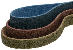 Norton - 3-1/2" Wide x 15-1/2" OAL, 80 Grit, Aluminum Oxide Abrasive Belt - Aluminum Oxide, Coarse, Nonwoven, Series STE - Exact Tooling