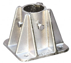 Vestil - Rail Mount Kits & Parts Type: Single Socket Floor Mount Mounting Plate Width (Inch): 5 - Exact Tooling