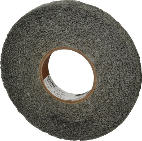 Norton - 8" Diam, 1" Face Width, 3" Center Hole, Medium Grade, Silicon Carbide Deburring Wheel - Convolute, Medium Density 4 Grade, 2,500 RPM - Exact Tooling