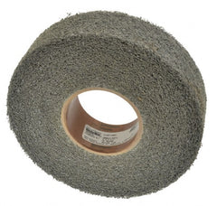 Norton - 8" Diam, 2" Face Width, 3" Center Hole, Medium Grade, Silicon Carbide Deburring Wheel - Convolute, Medium Density 4 Grade, 2,500 RPM - Exact Tooling