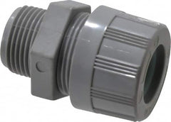 Woodhead Electrical - 9.53 to 11.1mm Capacity, Liquidtight, Straight Strain Relief Cord Grip - 3/4 NPT Thread, Nylon - Exact Tooling