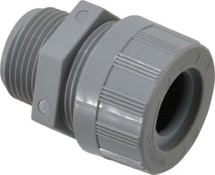 Woodhead Electrical - 19.05 to 22.23mm Capacity, Liquidtight, Straight Strain Relief Cord Grip - 1 NPT Thread, Nylon - Exact Tooling