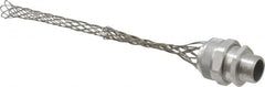 Woodhead Electrical - 19.05 to 22.23mm Capacity, Liquidtight, Straight Strain Relief Cord Grip - 3/4 NPT Thread, 9-1/2" Long, Aluminum - Exact Tooling