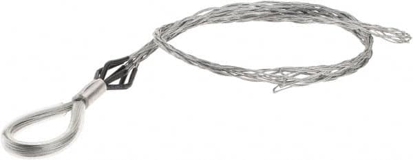 Woodhead Electrical - Flexible Eye, Closed Mesh, Steel Wire Pulling Grip - 26" Mesh, 1-1/2 to 1.99" Cable Diam - Exact Tooling