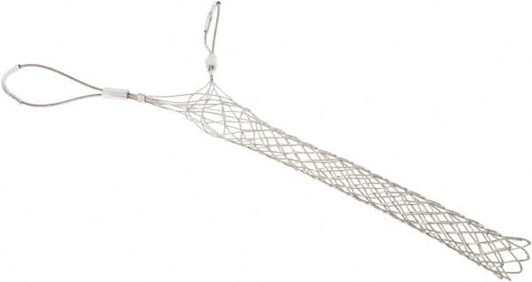 Woodhead Electrical - Double Eye, Closed Mesh, Bronze Wire Pulling Grip - 20" Mesh, 1-3/4 to 1.99" Cable Diam - Exact Tooling