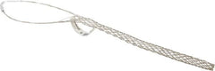 Woodhead Electrical - 3/4 to 0.99 Inch Cable Diameter, Tinned Bronze, Single Loop Support Grip - 14 Inch Long, 1,300 Lb. Breaking Strength, 14 Inch Mesh Length - Exact Tooling