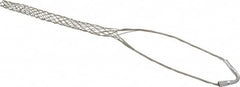 Woodhead Electrical - 1 to 1.24 Inch Cable Diameter, Tinned Bronze, Single Loop Support Grip - 15 Inch Long, 1,680 Lb. Breaking Strength, 15 Inch Mesh Length - Exact Tooling