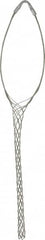 Woodhead Electrical - 1-1/2 to 1.74 Inch Cable Diameter, Tinned Bronze, Single Loop Support Grip - 18 Inch Long, 1,680 Lb. Breaking Strength, 18 Inch Mesh Length - Exact Tooling