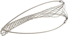 Woodhead Electrical - 2-1/2 to 2.99 Inch Cable Diameter, Tinned Bronze, Single Loop Support Grip - 42 Inch Long, 3,760 Lb. Breaking Strength, 24 Inch Mesh Length - Exact Tooling