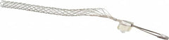 Woodhead Electrical - 1 to 1.24 Inch Cable Diameter, Tinned Bronze, Offset Loop Support Grip - 22 Inch Long, 1,680 Lb. Breaking Strength, 15 Inch Mesh Length - Exact Tooling