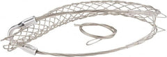 Woodhead Electrical - 1 to 1.24 Inch Cable Diameter, Tinned Bronze, Single Loop Support Grip - 24 Inch Long, 1,680 Lb. Breaking Strength, 15 Inch Mesh Length - Exact Tooling
