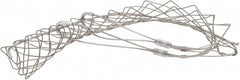 Woodhead Electrical - 1-1/2 to 1.74 Inch Cable Diameter, Tinned Bronze, Double Loop Support Grip - 25 Inch Long, 1,920 Lb. Breaking Strength, 18 Inch Mesh Length - Exact Tooling