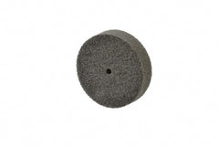 Norton - 3" Diam, 3/4" Face Width, 1/4" Center Hole, Fine Grade, Silicon Carbide Deburring Wheel - Unitized, Medium Density 4 Grade, 8,000 RPM - Exact Tooling