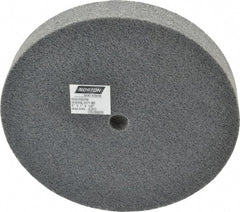 Norton - 6" Diam, 1" Face Width, 1/2" Center Hole, Fine Grade, Silicon Carbide Deburring Wheel - Unitized, Medium Density 4 Grade, 4,800 RPM - Exact Tooling