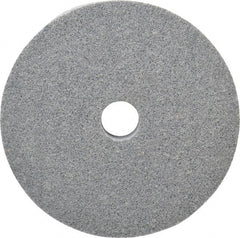 Norton - 6" Diam, 1" Face Width, 1" Center Hole, Fine Grade, Silicon Carbide Deburring Wheel - Unitized, Medium Density 4 Grade, 4,800 RPM - Exact Tooling