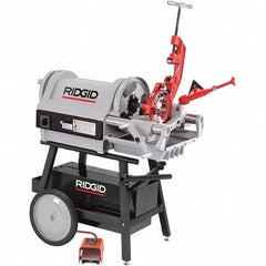 Ridgid - Pipe Threading Machines Maximum Pipe Size Capacity (mm): 100.00 Maximum Pipe Size Capacity (Inch): 4 - Exact Tooling
