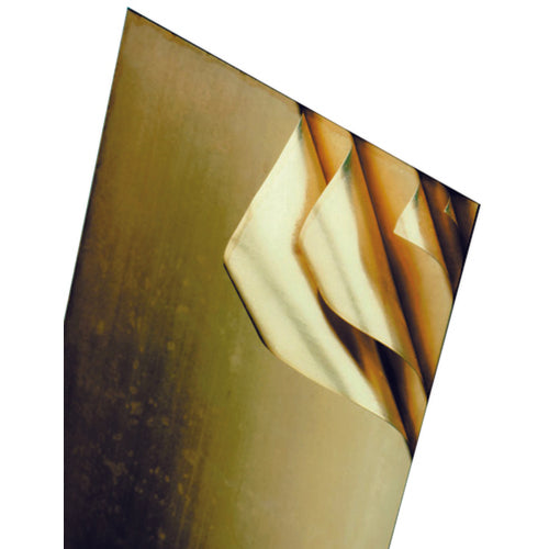 .006X8X24 LAMINATED BRASS - Exact Tooling