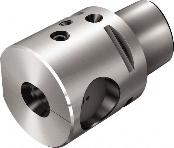 Sandvik Coromant - 16mm Bore Diam, 63mm Body Diam x 75mm Body Length, Boring Bar Holder & Adapter - Internal Coolant - Exact Tooling