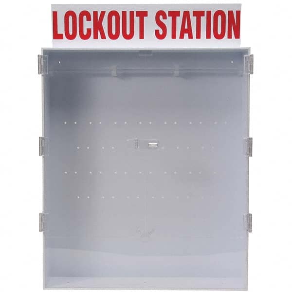 Brady - Empty Polystyrene/Acrylic Lockout Device & Tag Station - Exact Tooling
