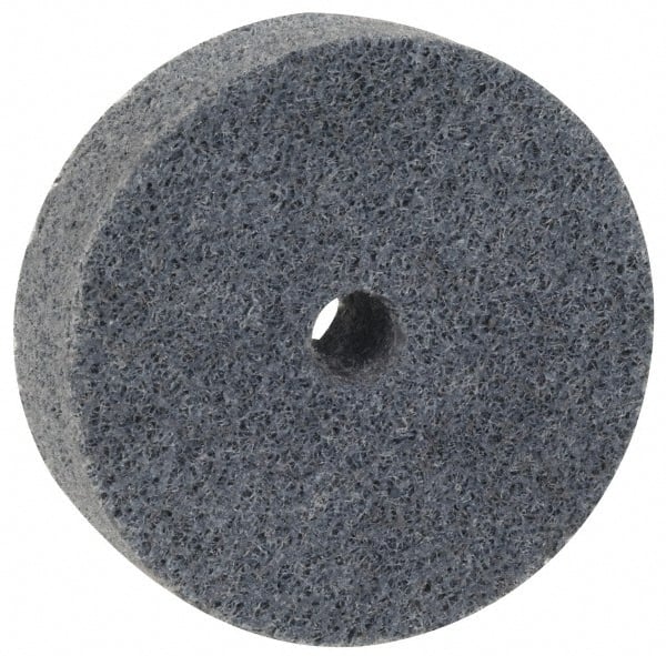 Norton - 12" Diam, 2" Face Width, 5" Center Hole, Medium Grade, Aluminum Oxide Deburring Wheel - Convolute, Hard Density 7 Grade, 2,500 RPM - Exact Tooling