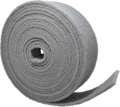 Norton - 30' Long x 4" Wide Nonwoven Roll - Very Fine Grade, Gray, Silicon Carbide - Exact Tooling