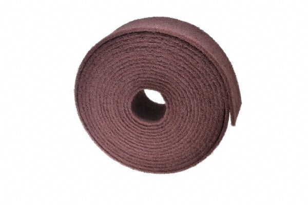 Norton - 30' Long x 4" Wide Nonwoven Roll - Fine Grade, Purple, Aluminum Oxide - Exact Tooling