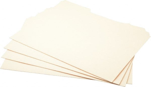 UNIVERSAL - 9-1/2 x 11-3/4", Letter Size, Manila, Heavyweight Manila File Folders - 11 Point Stock, 1/3 Tab Cut Location - Exact Tooling