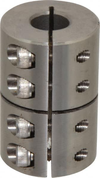 Climax Metal Products - 5/8" Inside x 1-5/16" Outside Diam, One Piece Split Clamping Collar - 2" Long - Exact Tooling