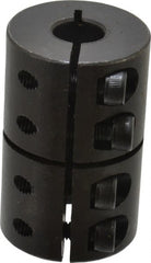 Climax Metal Products - 10mm Inside x 29mm Outside Diam, Metric One Piece Clamping Rigid Coupling - 45mm Long - Exact Tooling