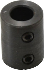 Climax Metal Products - 10mm Inside x 19mm Outside Diam, Metric Set Screw Rigid Coupling without Keyway - 20mm Long - Exact Tooling