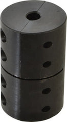Climax Metal Products - 1/2" Inside x 2" Outside Diam, Machinable Rigid Coupling - No Keyway - 3" Long - Exact Tooling