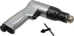 Ingersoll-Rand - 3/8" Keyed Chuck - Pistol Grip Handle, 2,000 RPM, 4 CFM, 0.5 hp, 90 psi - Exact Tooling