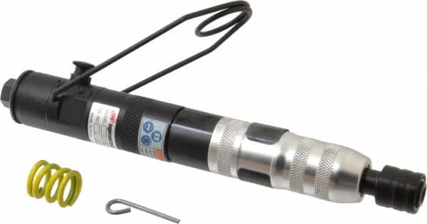 Ingersoll-Rand - 1/4" Bit Holder, 1,650 RPM, Inline Handle Air Screwdriver - 4.4 to 20.4 In/Lb Torque, 13 CFM - Exact Tooling