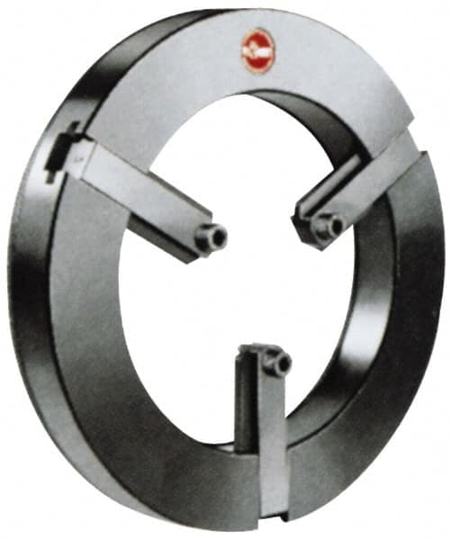 Rohm - Lathe Chuck Jaw Cutting Attachment - 250mm Chuck Diam Compatible, 244mm OD, 13mm Screw, M8 Thread - Exact Tooling