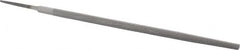Value Collection - 12" Long, Bastard Cut, Round American-Pattern File - Double Cut, Tang - Exact Tooling