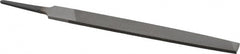 Value Collection - 6" Long, Second Cut, Mill American-Pattern File - Single Cut, 7/64" Overall Thickness, Tang - Exact Tooling