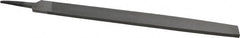 Value Collection - 12" Long, Bastard Cut, Mill American-Pattern File - Single Cut, 7/32" Overall Thickness, Tang - Exact Tooling