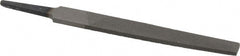 Value Collection - 4" Long, Bastard Cut, Flat American-Pattern File - Double Cut, 5/64" Overall Thickness, Tang - Exact Tooling